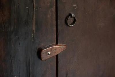 Rustic Folk Art Cabinet Spain 19th Century