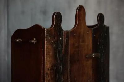 Rustic Folk Art Cabinet Spain 19th Century