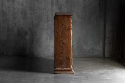 Rustic Folk Art Carved Cabinet 19th Century
