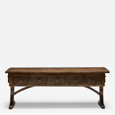 Rustic Folk Art Console Table France 18th Century