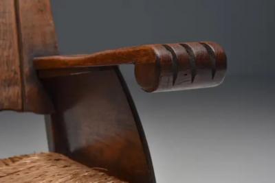 Rustic Folk Art Lounge Chair UK 1920s