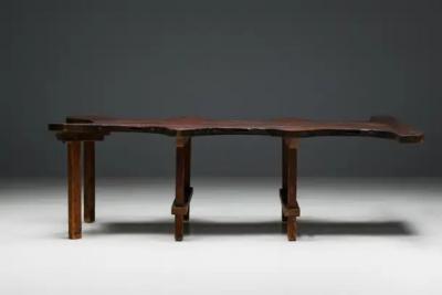 Rustic Free Form Organic Table France Late 19th Century