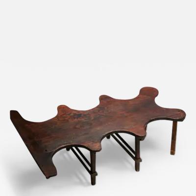 Rustic Free Form Organic Table France Late 19th Century