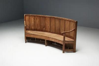 Rustic High Back Tavern Settle England 18th Century