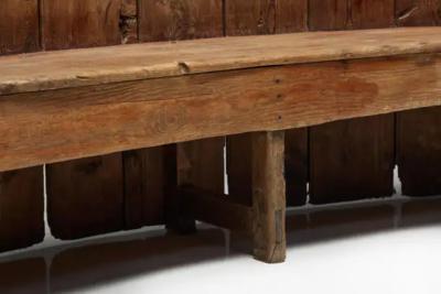 Rustic High Back Tavern Settle England 18th Century