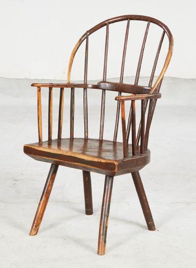 Rustic Hoop Back Welsh Windsor Armchair