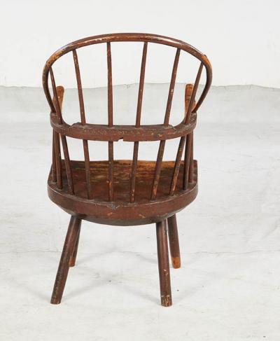 Rustic Hoop Back Welsh Windsor Armchair