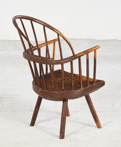 Rustic Hoop Back Welsh Windsor Armchair