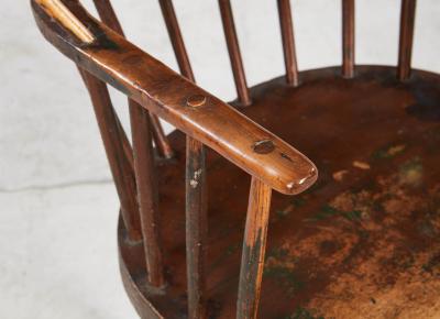 Rustic Hoop Back Welsh Windsor Armchair