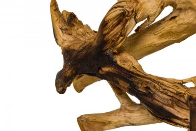 Rustic Live Edge Tree Root ConsoleTable