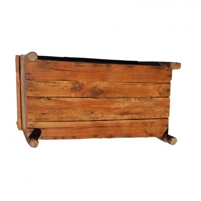 Rustic Moroccan Wooden Trunk Chest