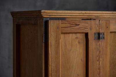 Rustic Oak Bakery Cabinet Europe 20th Century