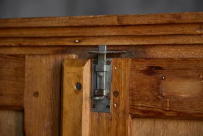 Rustic Oak Bakery Cabinet Europe 20th Century