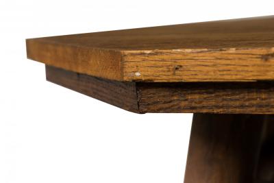 Rustic Old Hickory Octagonal Top Wood and Log End Side Table