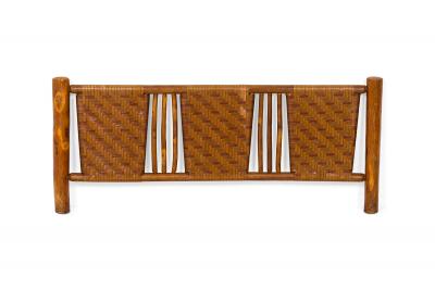Rustic Old Hickory Woven Full Size Bed