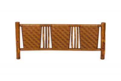 Rustic Old Hickory Woven Full Size Bed