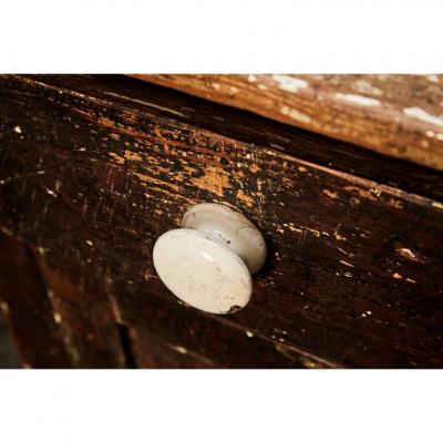 Rustic Painted Cabinet