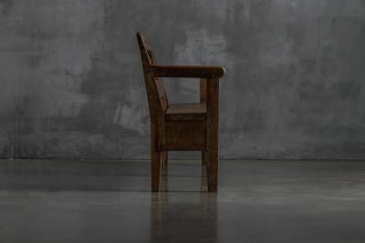Rustic Pine Bench France circa 1900