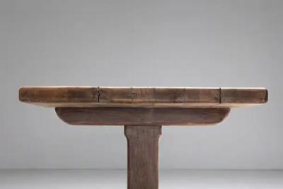 Rustic Primitive Dining Table France Early 20th Century