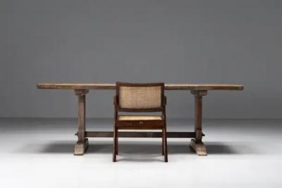 Rustic Primitive Dining Table France Early 20th Century