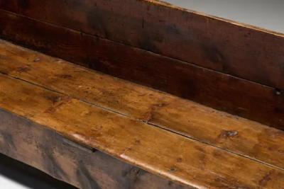 Rustic Primitive Farmhouse Bench Spain 18th Century
