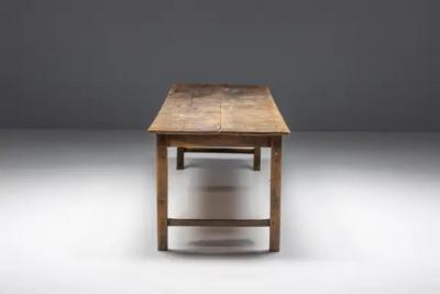 Rustic Primitive Farmhouse Dining Table France 19th Century