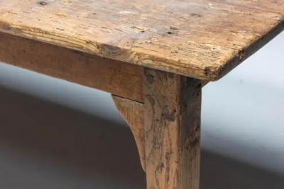 Rustic Primitive Farmhouse Dining Table France 19th Century