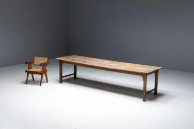 Rustic Primitive Farmhouse Dining Table France 19th Century