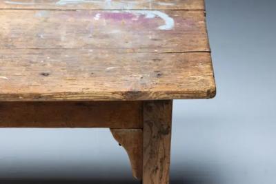 Rustic Primitive Farmhouse Dining Table France 19th Century