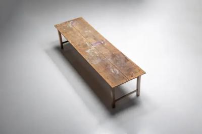 Rustic Primitive Farmhouse Dining Table France 19th Century