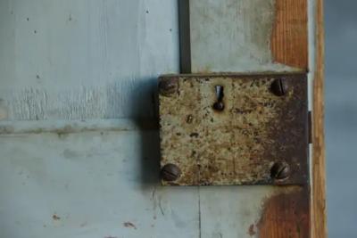 Rustic Primitive Green Cabinet France 19th Century