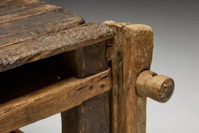 Rustic Primitive Working Bench France Early 19th Century