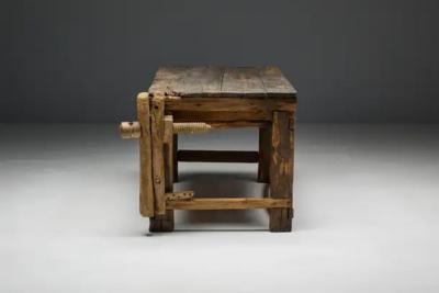 Rustic Primitive Working Bench France Early 19th Century