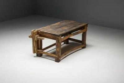 Rustic Primitive Working Bench France Early 19th Century