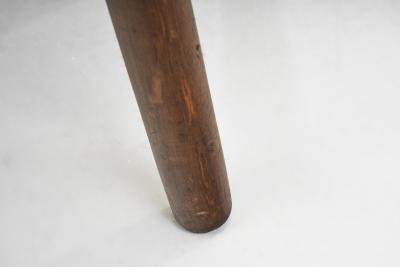 Rustic Solid Pine Chairs with Carved Backs Europe early 20th century