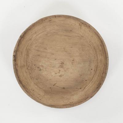 Rustic Swedish Turned Wooden Bowl