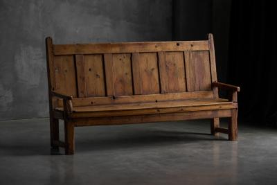 Rustic Travail Populaire Bench France 19th Century