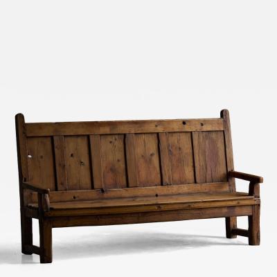 Rustic Travail Populaire Bench France 19th Century