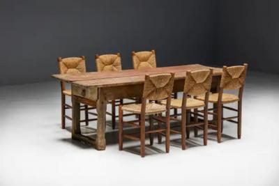 Rustic Travail Populaire Dining Table France Early 19th Century