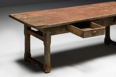 Rustic Travail Populaire Dining Table France Early 19th Century