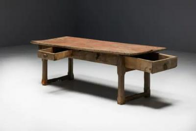 Rustic Travail Populaire Dining Table France Early 19th Century
