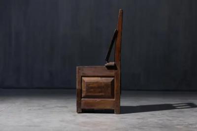Rustic Travail Populaire Storage Chair France 19th Century