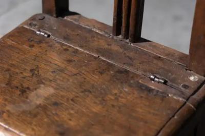 Rustic Travail Populaire Storage Chair France 19th Century