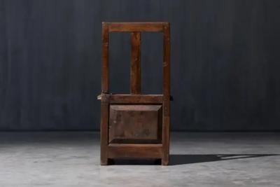 Rustic Travail Populaire Storage Chair France 19th Century