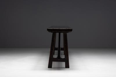 Rustic Vernacular Console Table France Early 20th Century