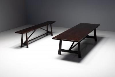 Rustic Vernacular Console Table France Early 20th Century