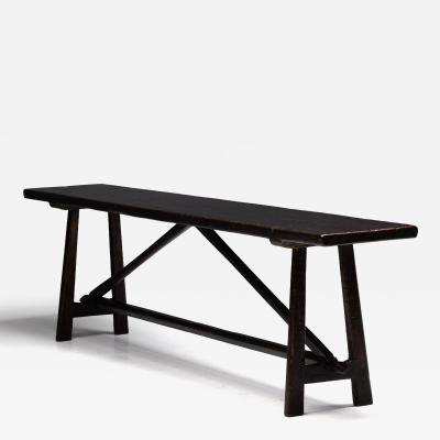 Rustic Vernacular Console Table France Early 20th Century