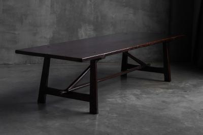 Rustic Vernacular Dining Table France Early 20th Century