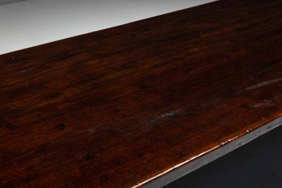 Rustic Vernacular Dining Table France Early 20th Century
