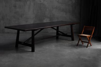 Rustic Vernacular Dining Table France Early 20th Century